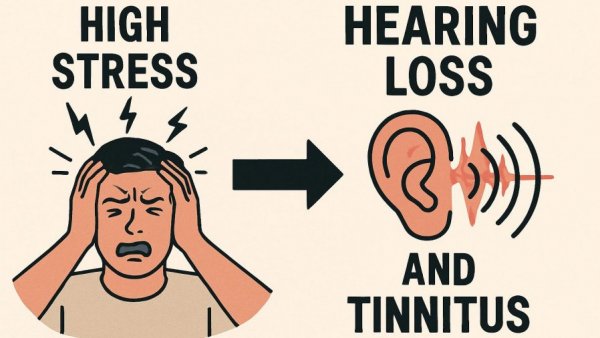 How high stress can lead to hearing loss and tinnitus