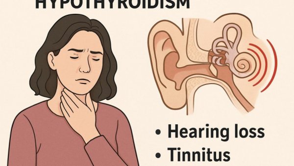 Hypothyroidism can cause hearing loss and tinnitus
