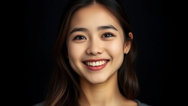 Smiling young woman portrait, slow pace of divestitures CHS.