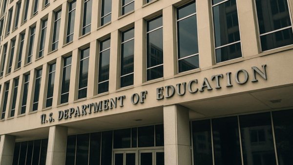 U.S. Department of Education building, relevant to federal loan access for audiology students.