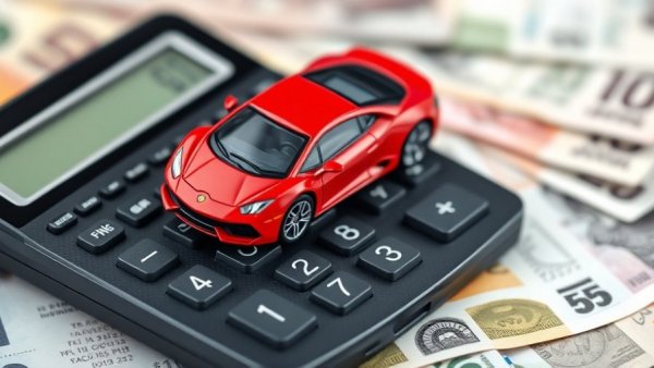 Toy car on calculator illustrating F&I trends for dealers 2026.