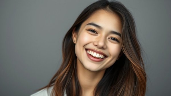 Young woman smiling in a portrait for OhioHealth anticompetitive lawsuit context.