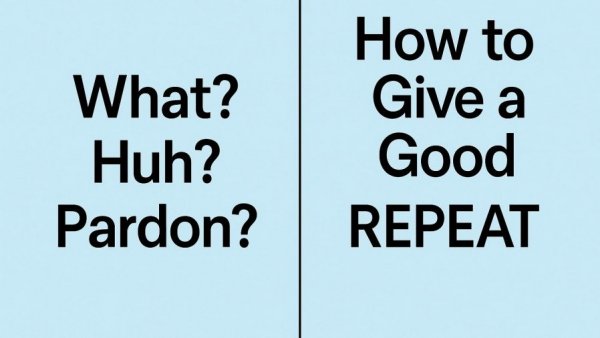 Text-based image showing hearing loss communication strategies phrases.