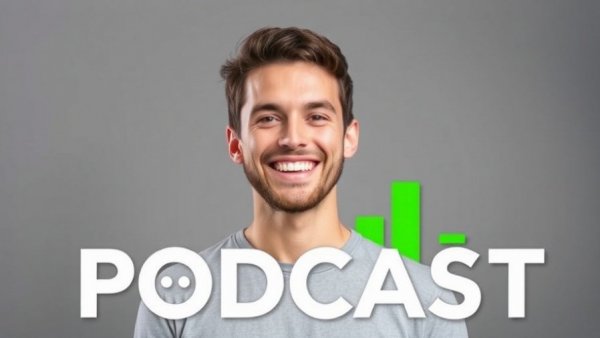 Podcast promotion with young man and GTMnow Podcast logo, AI-Native Sales Tools.