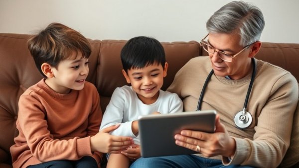 Virtual healthcare session on tablet reflecting integrated care membership decline.