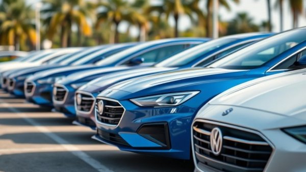 Lineup of modern blue and white cars, Margin Revolution for Dealers 2026.