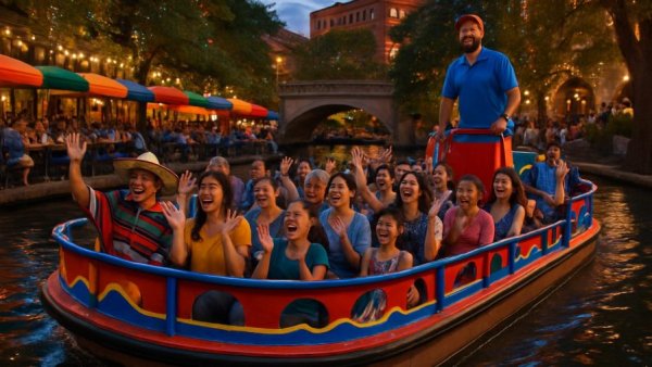 AAA 2026 convention festive atmosphere on San Antonio River Walk