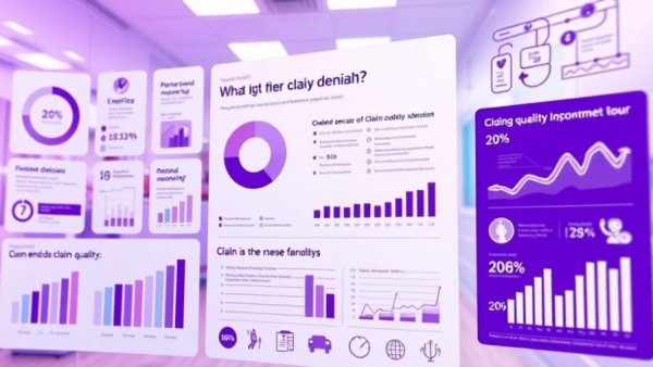 Infographic on front-end data problem claim denials showcasing healthcare data analysis.