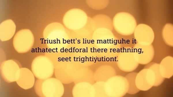 Motivational phrase about praising others, soft bokeh background.