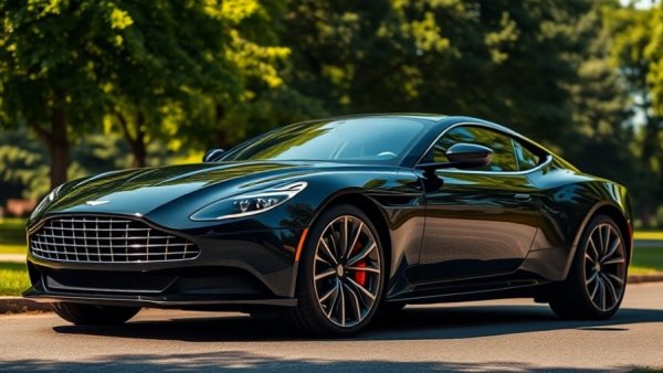Sleek Aston Martin Lagonda Taraf parked in a park setting.