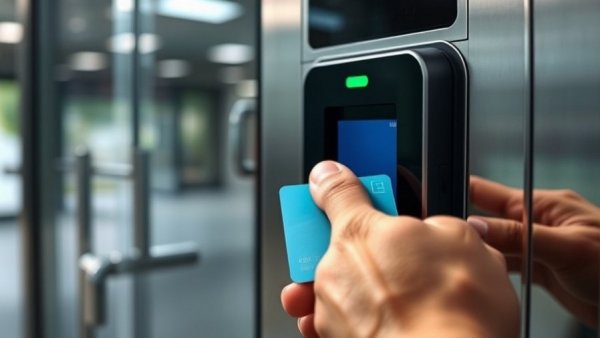 NHS leadership changes symbolized by digital access.