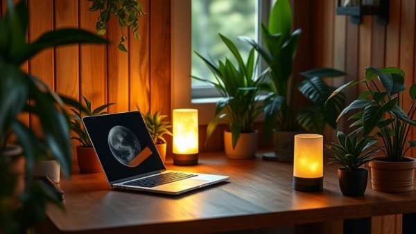 Cozy home office setup promoting identity-first workplaces.