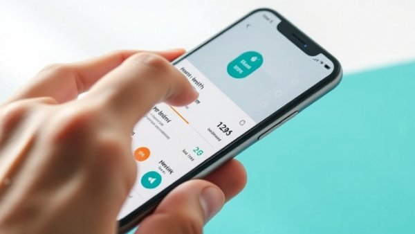 Modern smartphone with Amazon Health AI Assistant app displaying health data.