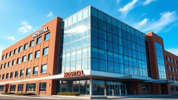 Vanderbilt hospital building showcasing sleek modern design.