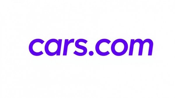 Cars.com logo design with purple text and accents