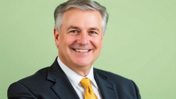 Professional headshot of a man with logo for automotive finance services