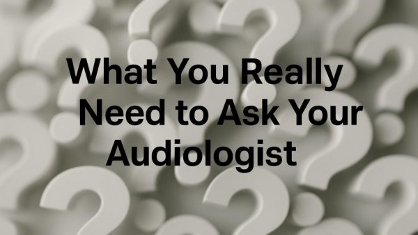 Audiology services CT inquiry text on question mark backdrop.