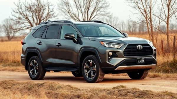 2026 Toyota bZ Woodland SUV on rural road.