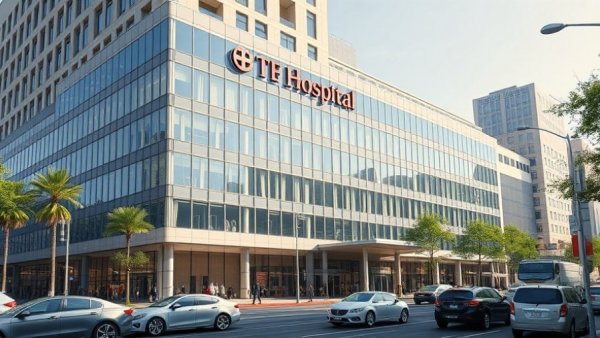 NewYork-Presbyterian Hospital building, view of exterior architecture.