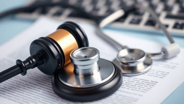 Stethoscope and gavel symbolizing Medicare AI prior authorization