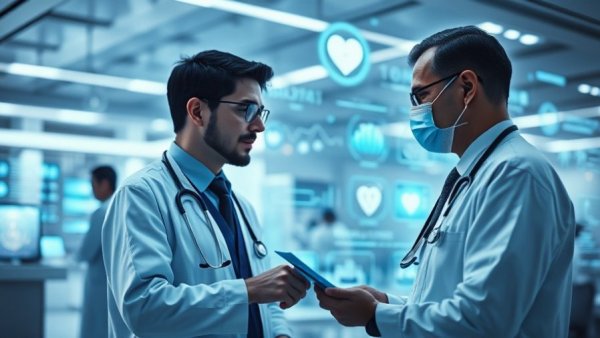 Healthcare professional using digital health interface; North Cumbria EPR go-live delay.