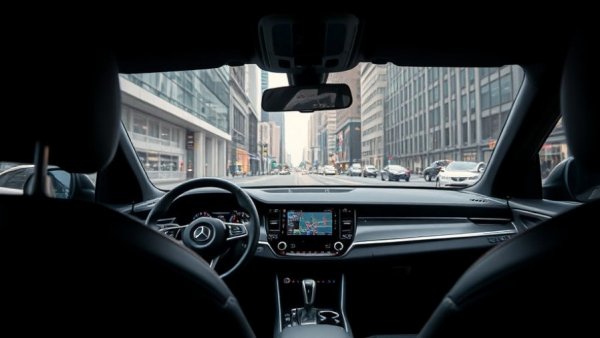 Sleek car interior showcasing digital dashboard, U.S. Auto Dealer Exits