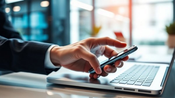 Futuristic interface showcasing automated video marketing technology.