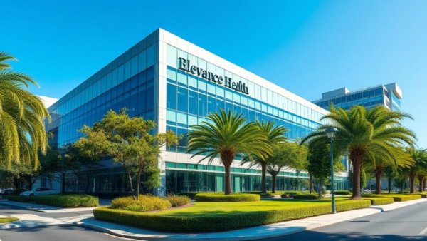 Elevance Health headquarters with Medicare Advantage sanctions context.