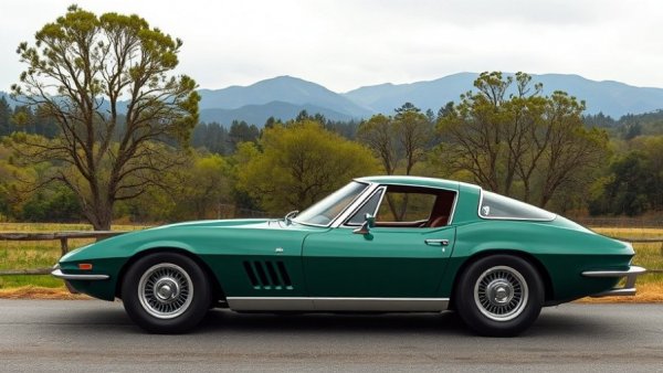 Iso Rivolta IR 300 Corvette V8 in scenic outdoor setting.