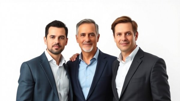 Three professionals discussing auto body repair.