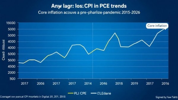 Graph showing CPI and PCE inflation trends impacting dealerships, 2015-2026.