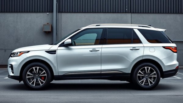 Sleek SUV parked outdoors, associated with 2027 Toyota Highlander production delay.