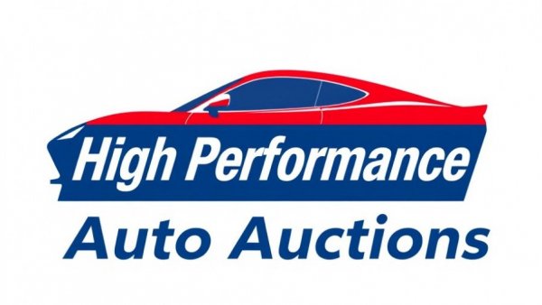 High Performance Auto Auctions logo with car silhouette.