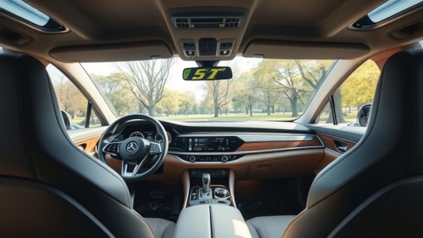 Luxury car interior illustrating autonomous vehicles framework.
