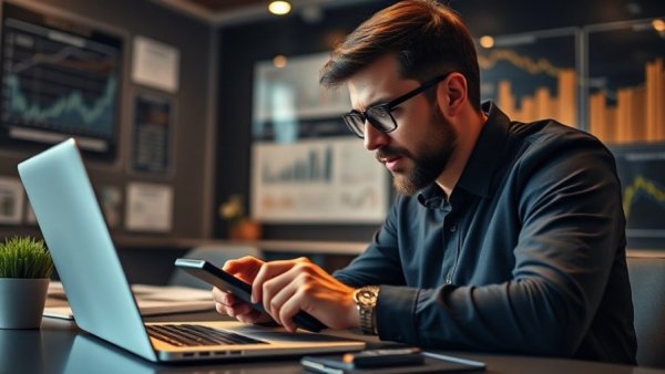 Person calculating used car financing rates on a laptop.