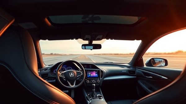 2024 Acura Integra Type S interior features with dashboard view