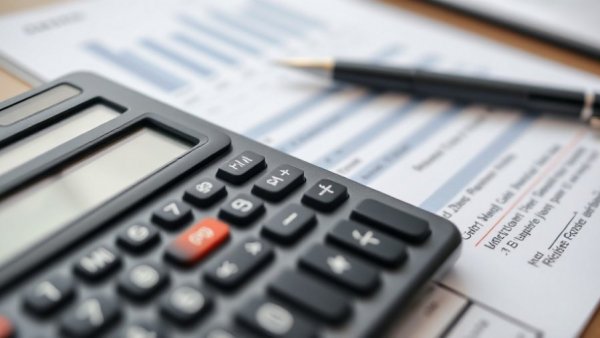 Calculator and paperwork for extended car loans analysis