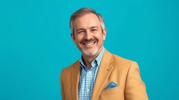 Professional man in a suit smiling for customer data platform for dealerships.