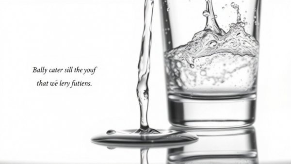 Finding Water in Leadership Development, motivational text with water pouring into glass.