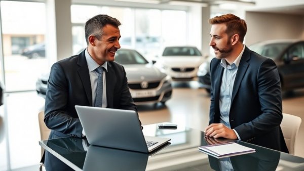 Dealership profit F&I operations discussion in showroom