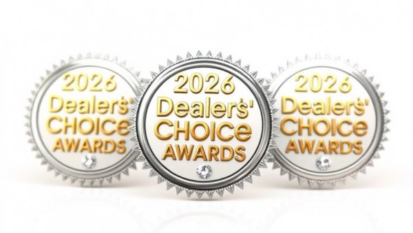 2026 Dealers’ Choice Awards winners medallions in gold, diamond, and platinum.
