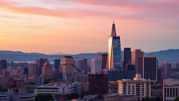 San Francisco skyline illustrating labor market tightness.