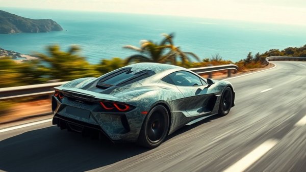 2028 Bentley Torcal Prototype on coastal road
