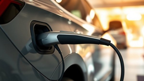Electric car charging in garage, related to used car financing rates.
