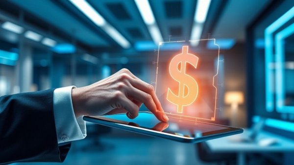 AI opportunity in automotive finance with digital dollar symbol.