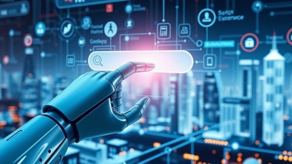 AI recommendations for dealerships feature futuristic robotic hand.