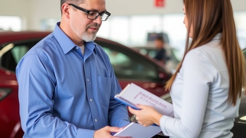 F & I Dealership Manager training staff on effective finance strategies.