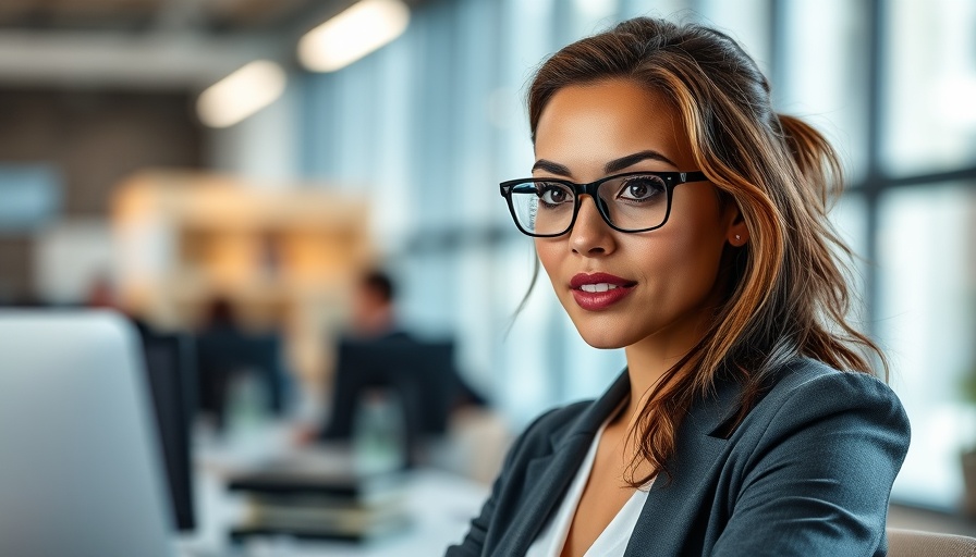 Professional woman engaging in AI investments discussion.