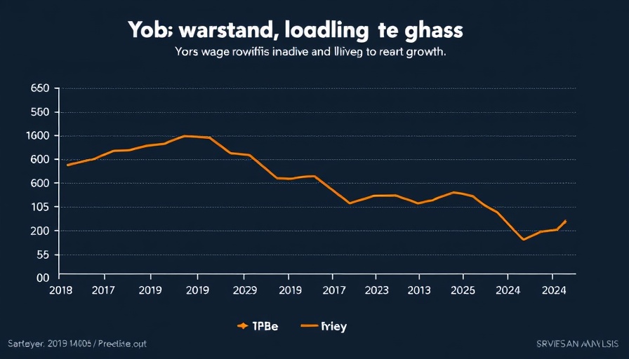 Line graph of wage growth trends in logistics jobs, 2019-2024.