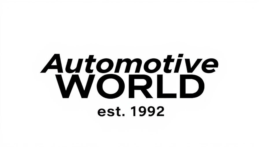 Automotive World logo est. 1992, minimalistic design